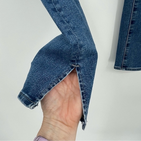 AG Adriano Goldschmied “The Farrah Skinny Ankle” Jeans Side Slit Blue Size 24R - Picture 4 of 12
